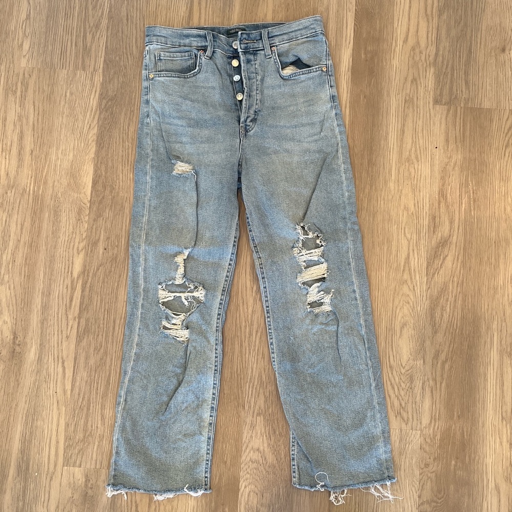 Wild Fable, distressed high rise jeans